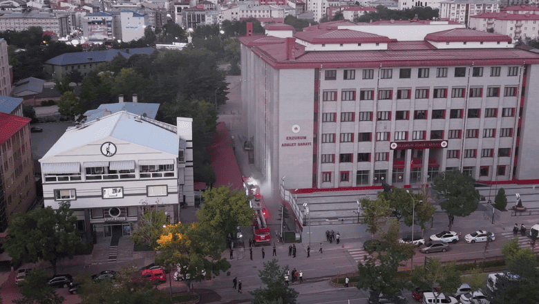 Erzurum Adliye yangını