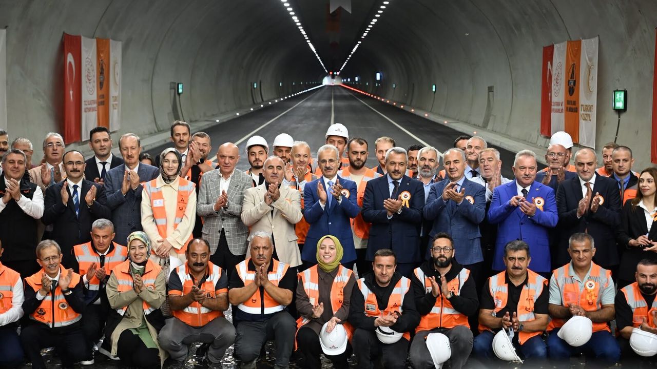 Rize Tünel Açılışı